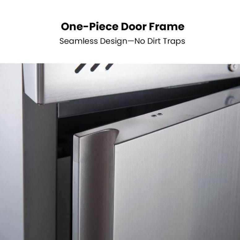 FED - X S/S Single Door Upright Fridge 600L XURC600SFV - Commercial Kitchen Appliances