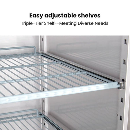 FED - X S/S Single Door Upright Fridge 650L XURC650SFV - Commercial Kitchen Appliances