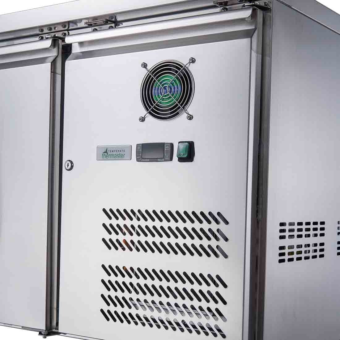 FED - X S/S Three Door Sandwich Counter XSS8C20S3V - Commercial Kitchen Appliances