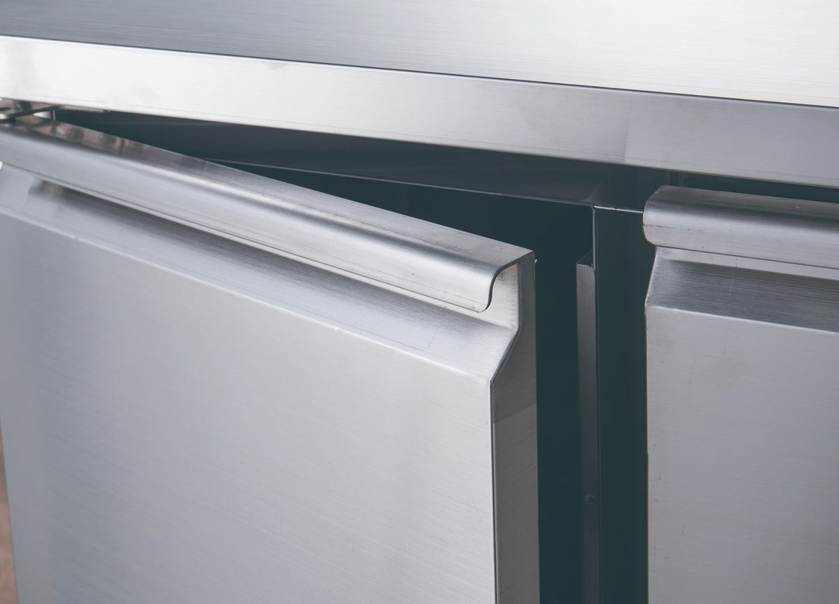FED - X S/S Two Door Bench Freezer XUB6F13S2V - Commercial Kitchen Appliances