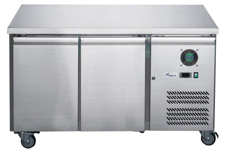 FED - X S/S Two Door Bench Fridge XUB6C13S2V - Commercial Kitchen Appliances