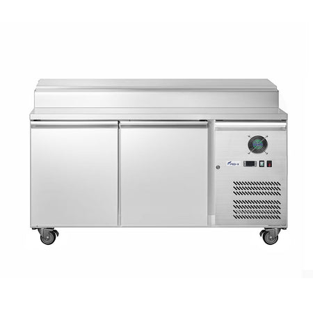 FED-X S/S Two Door Sandwich Counter XSS7C13S2V - Commercial Kitchen Appliances