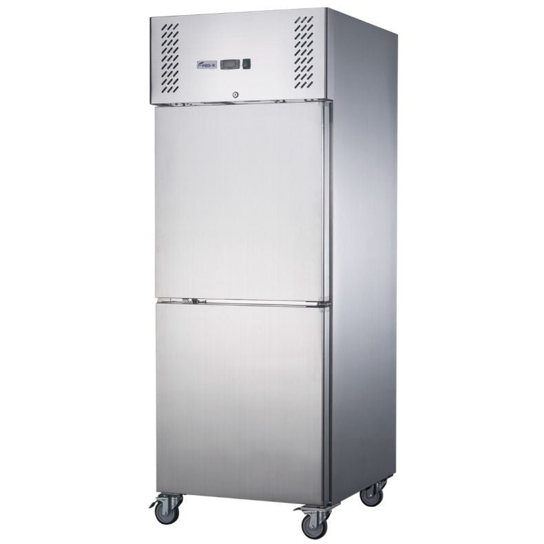 FED - X S/S Two Door Upright Freezer XURF600S1V - Commercial Kitchen Appliances