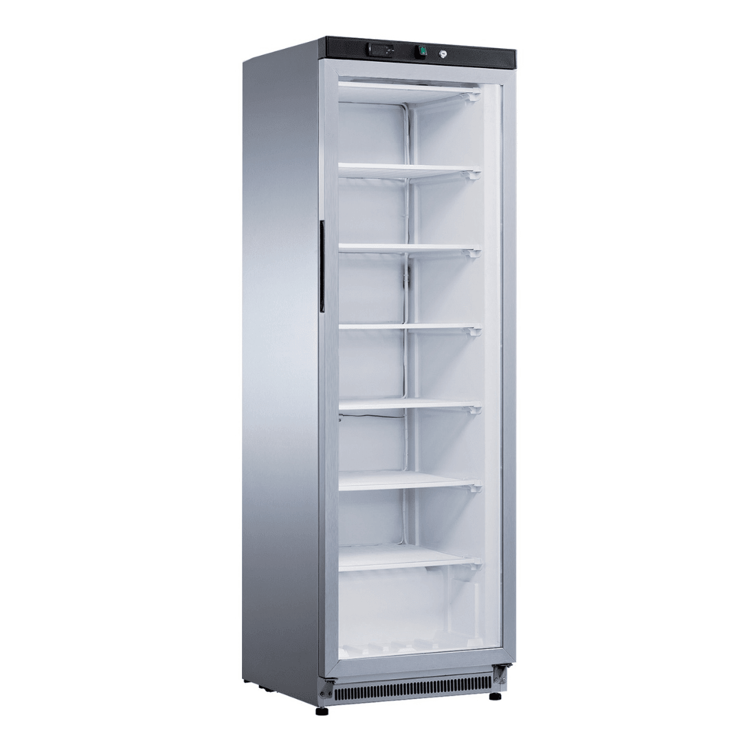 FED - X Stainless Steel Upright Static Display Freezer XF400SG - Commercial Kitchen Appliances