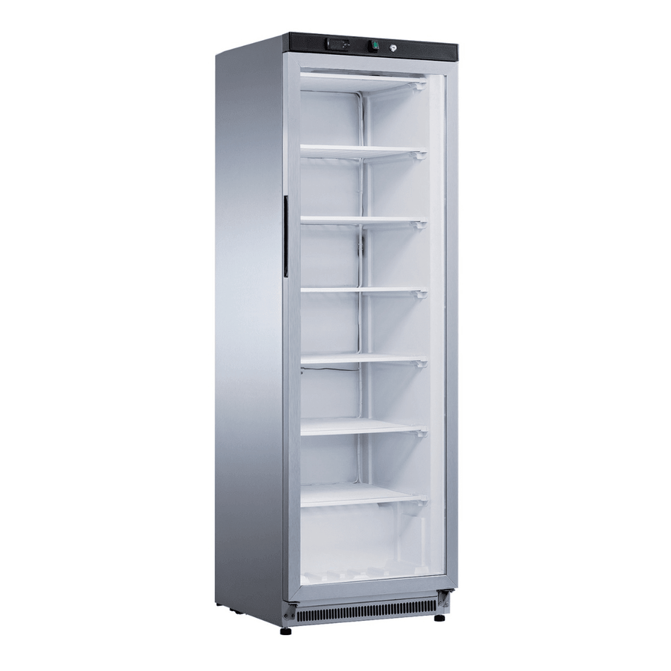 FED - X Stainless Steel Upright Static Display Freezer XF400SG - Commercial Kitchen Appliances