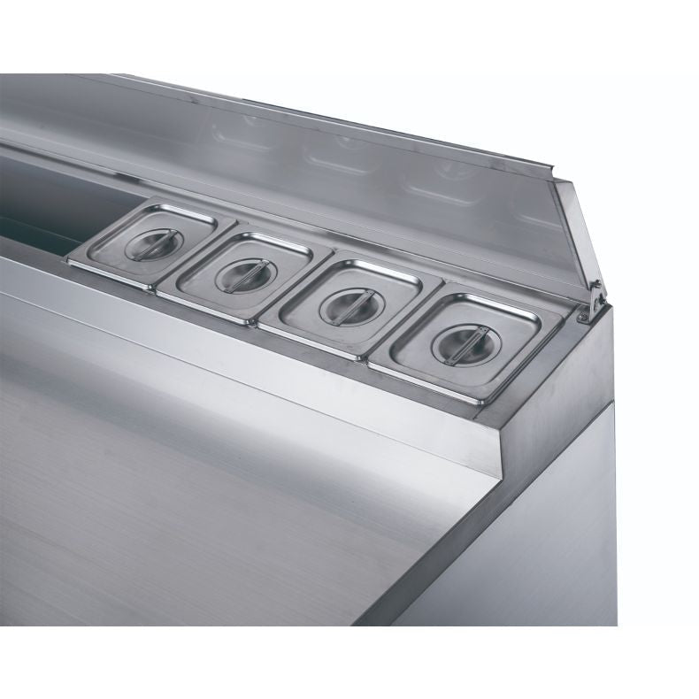 FED - X Three Door Salad Prep Fridge XGNS1300D - Commercial Kitchen Appliances