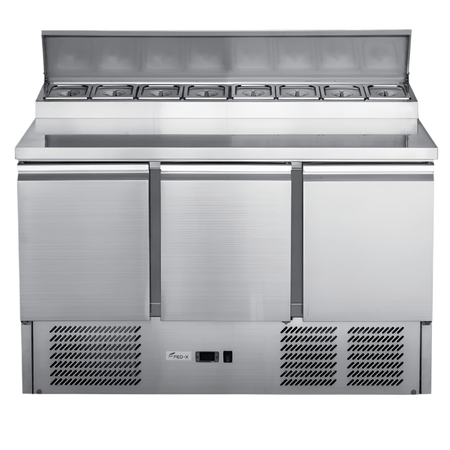 FED - X Three Door Salad Prep Fridge XGNS1300D - Commercial Kitchen Appliances
