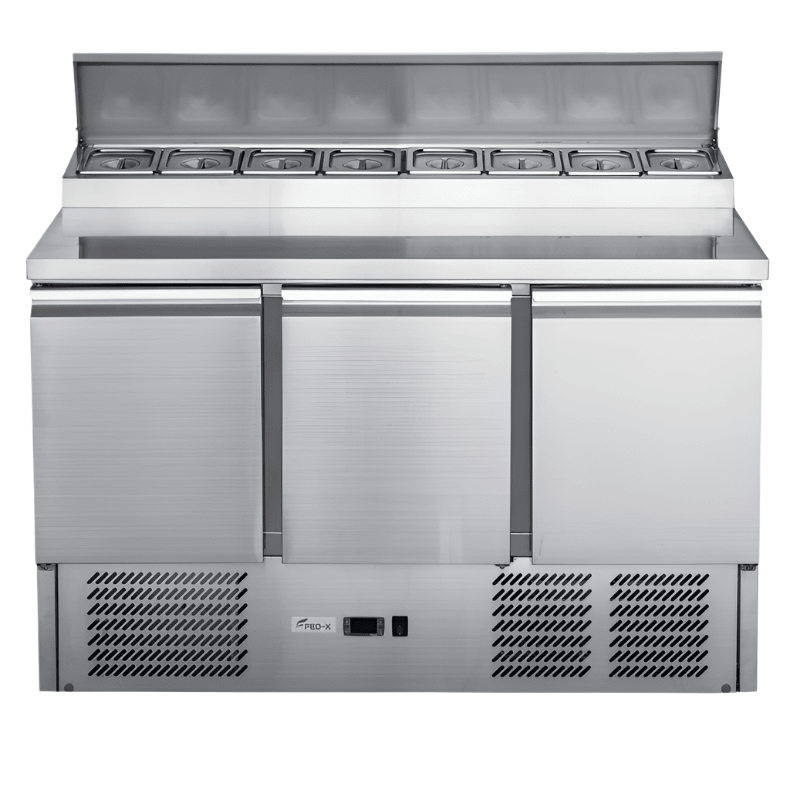 FED - X Three Door Salad Prep Fridge XGNS1300D - Commercial Kitchen Appliances