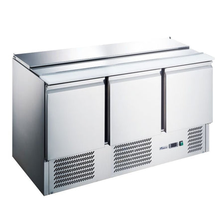 FED - X Three Door Salad Prep Fridge XGNS1300S - Commercial Kitchen Appliances