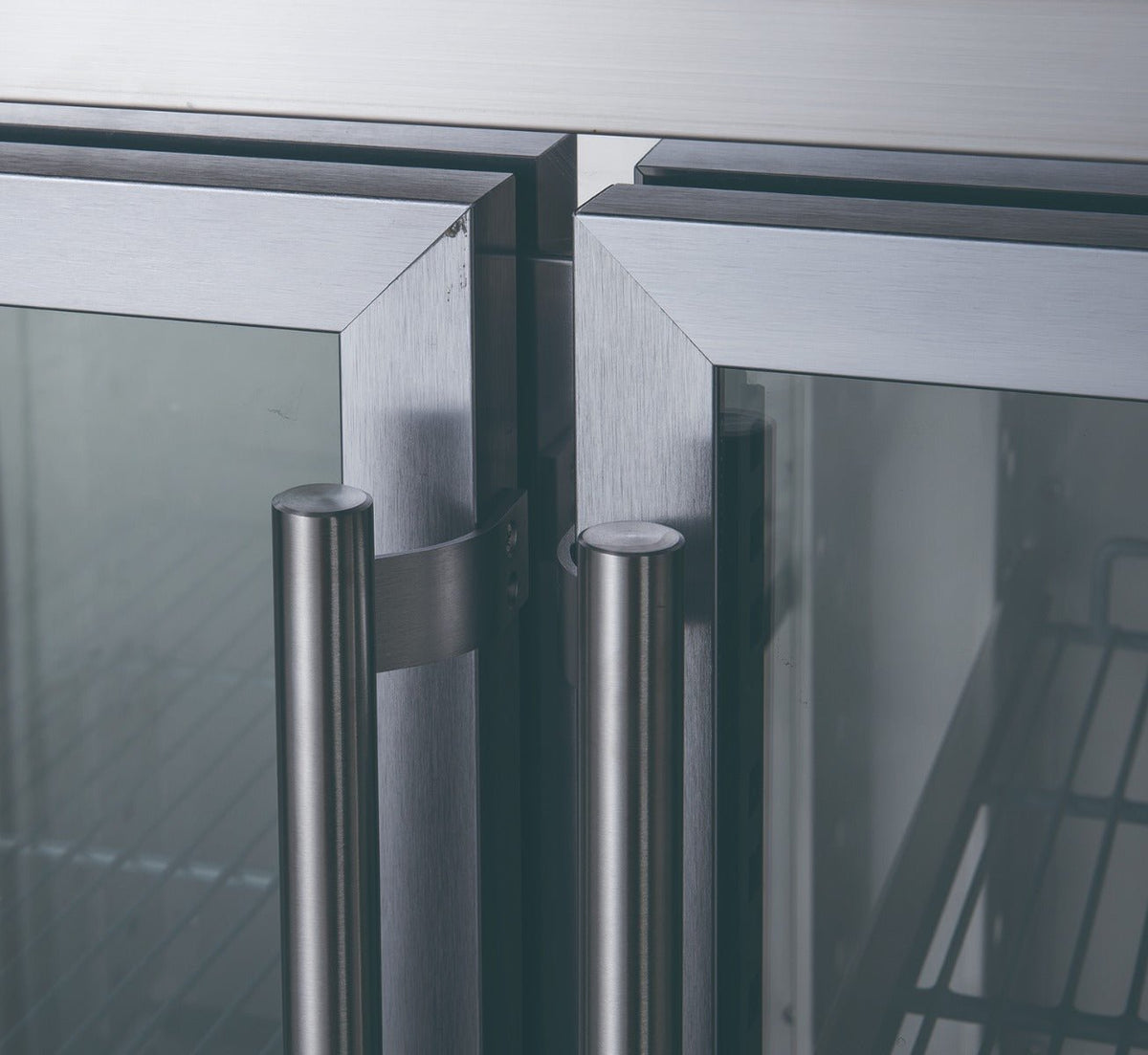 FED - X Three Glass Door Bench Fridge XUB7C18G3V - Commercial Kitchen Appliances