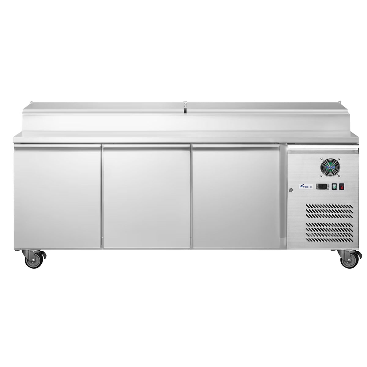 FED-X XSS7C18S3V Three Door Refrigerated Sandwich & Salad Prep Counter 1795mm - Commercial Kitchen Appliances