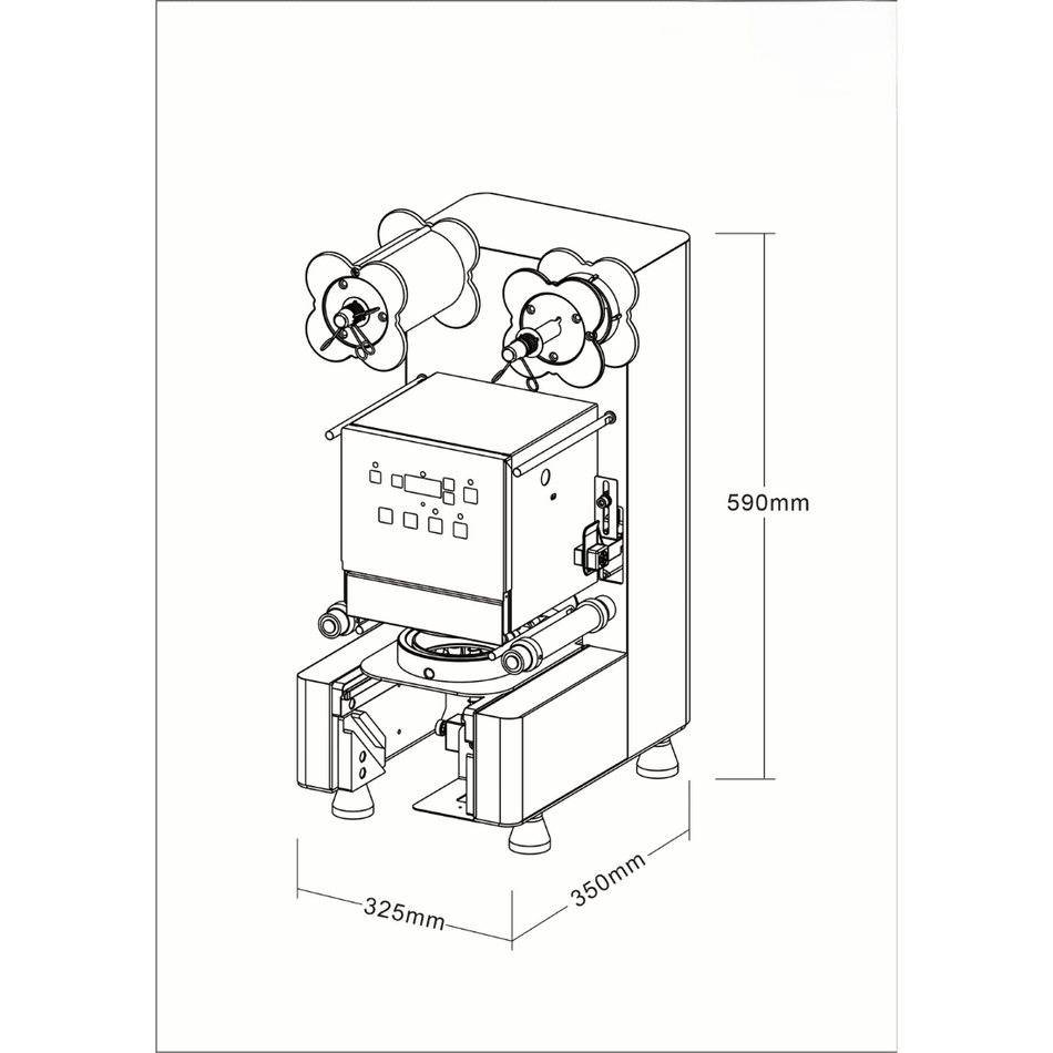 F.H.E Tévera Automatic Sealing Machine CS - 95B - Commercial Kitchen Appliances