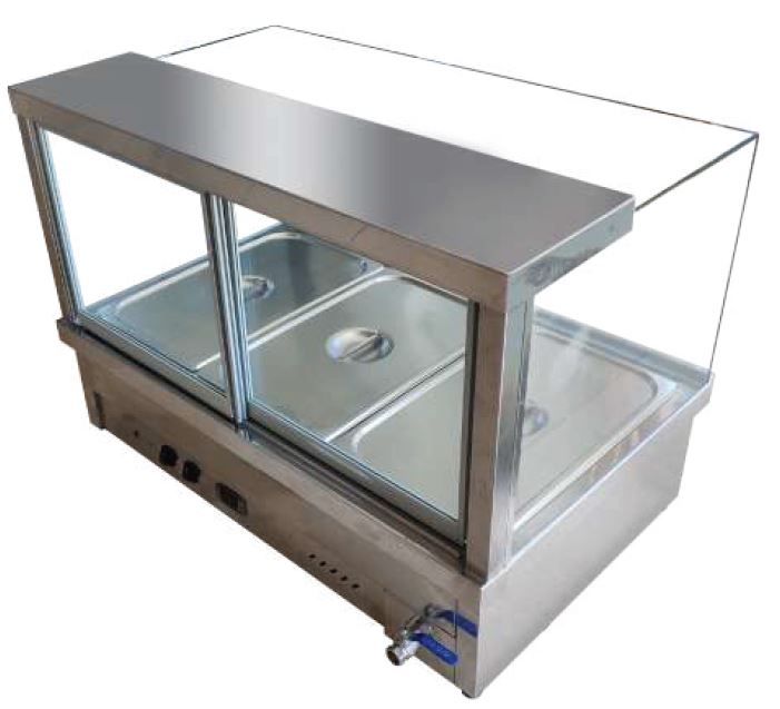 CookRite Dry Hot Food Display 1380 MM CRD 8 CRD-8