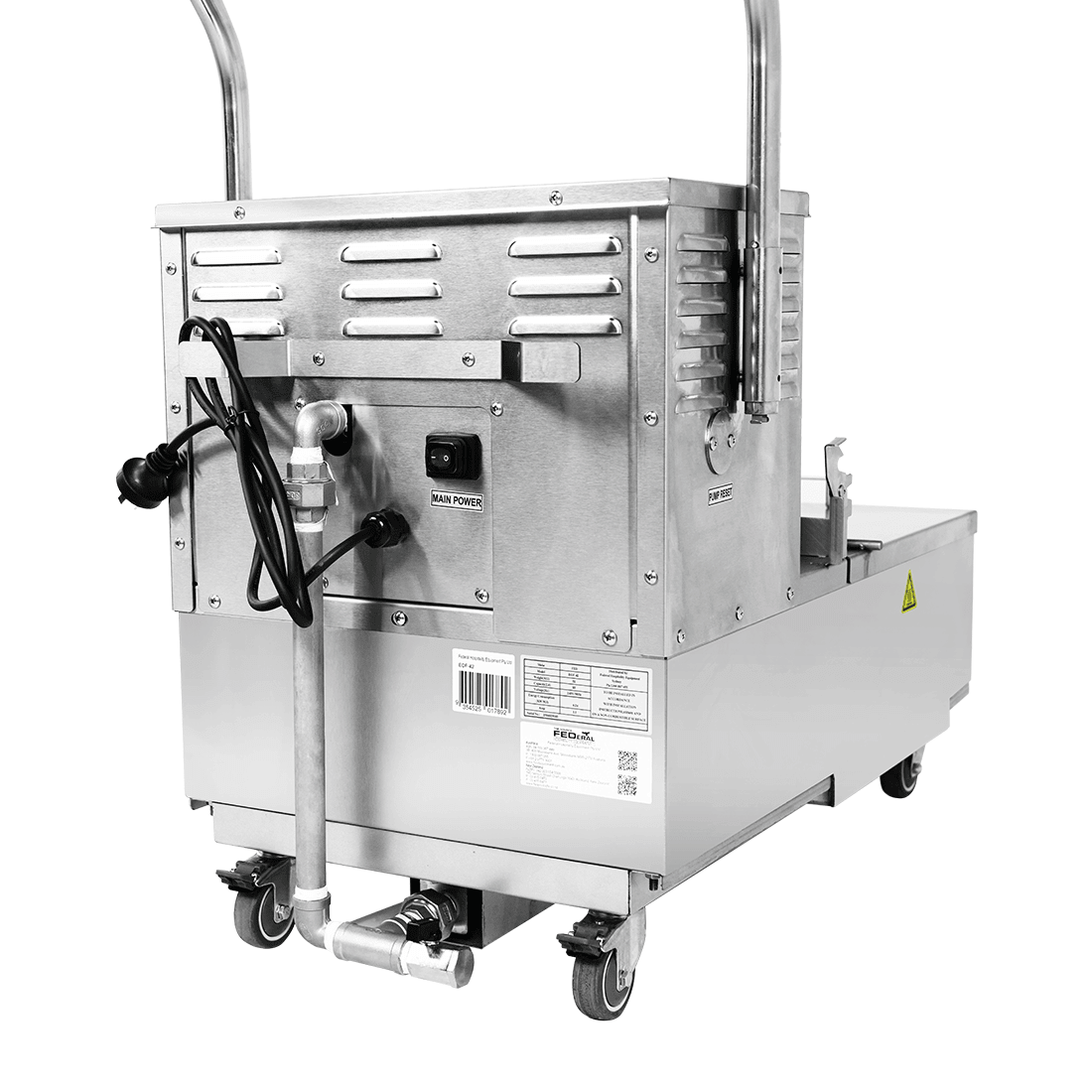 FryMax 25L Electric Oil Filter Machine EOF-25 - Commercial Kitchen Appliances
