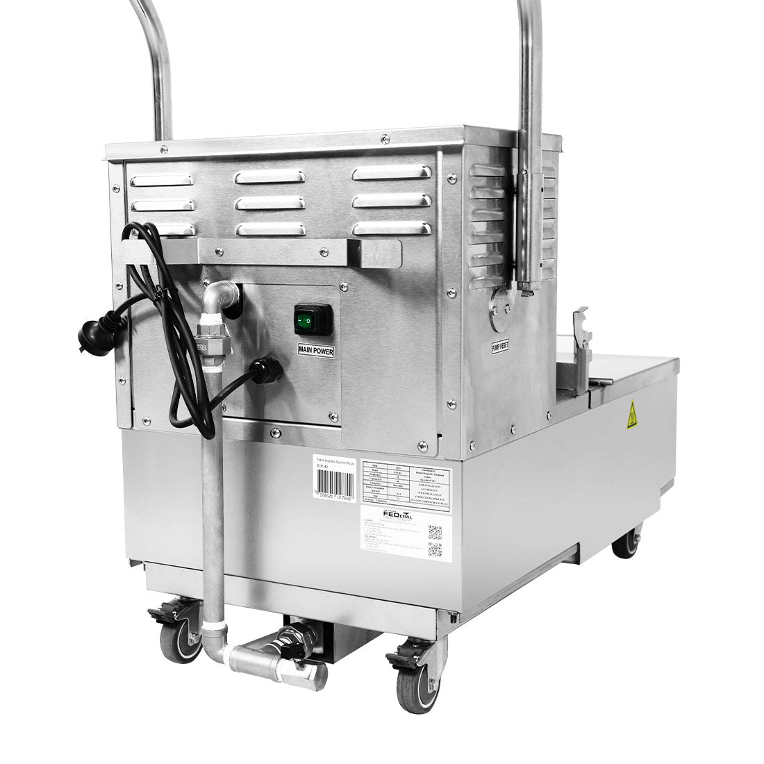 FryMax 42L Electric Oil Filter Machine EOF-42 - Commercial Kitchen Appliances
