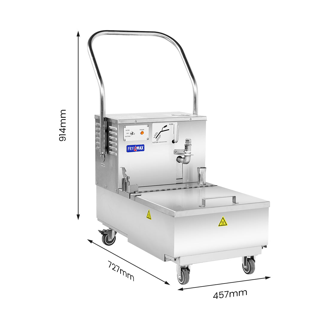 FryMax 42L Electric Oil Filter Machine EOF - 42 - Commercial Kitchen Appliances