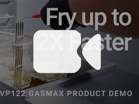 FryMax V Pan Deep Fryer VP122 - Commercial Kitchen Appliances