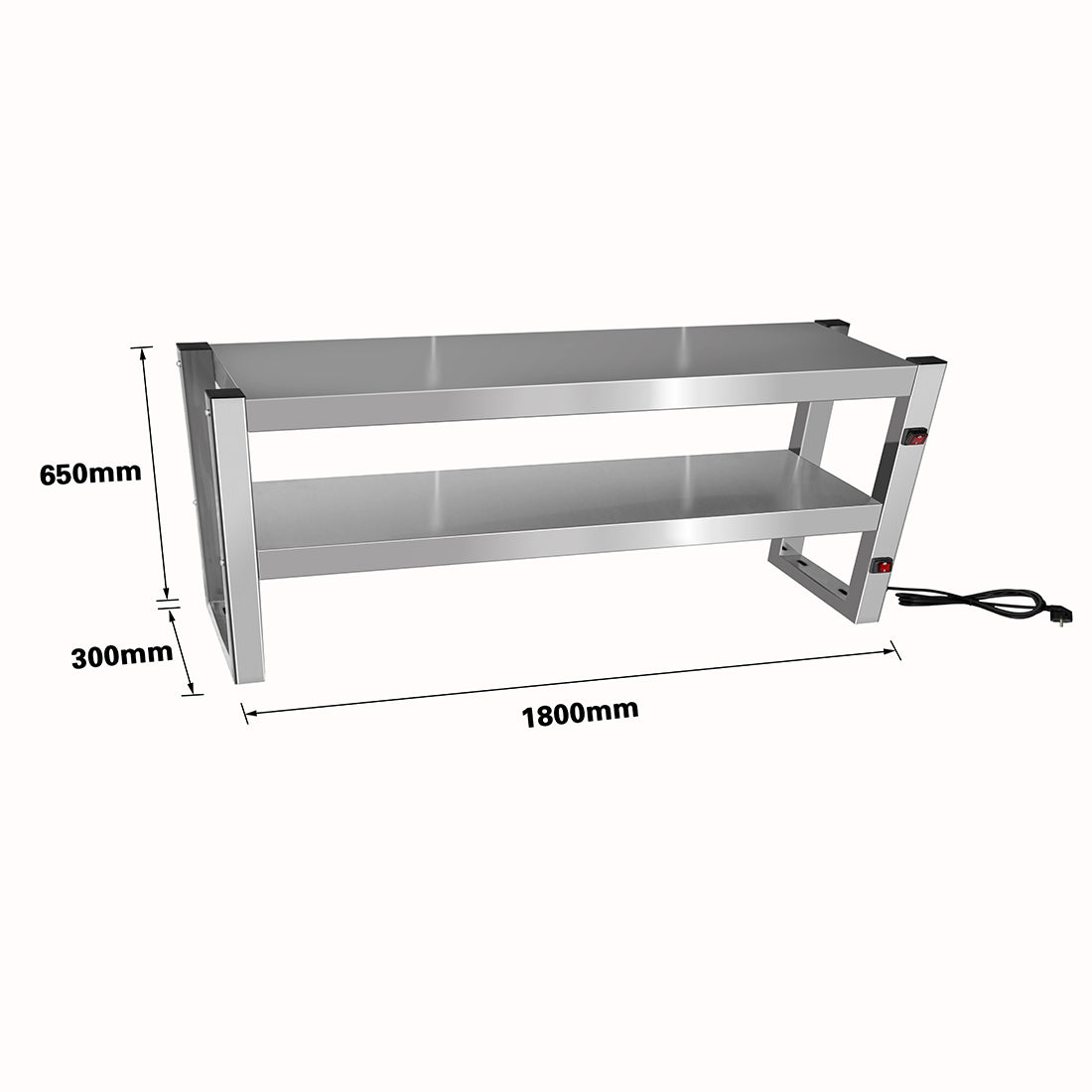 Benchstar Commercial Food Warmer with 10 Lamps – FW10L - 182 - Commercial Kitchen Appliances