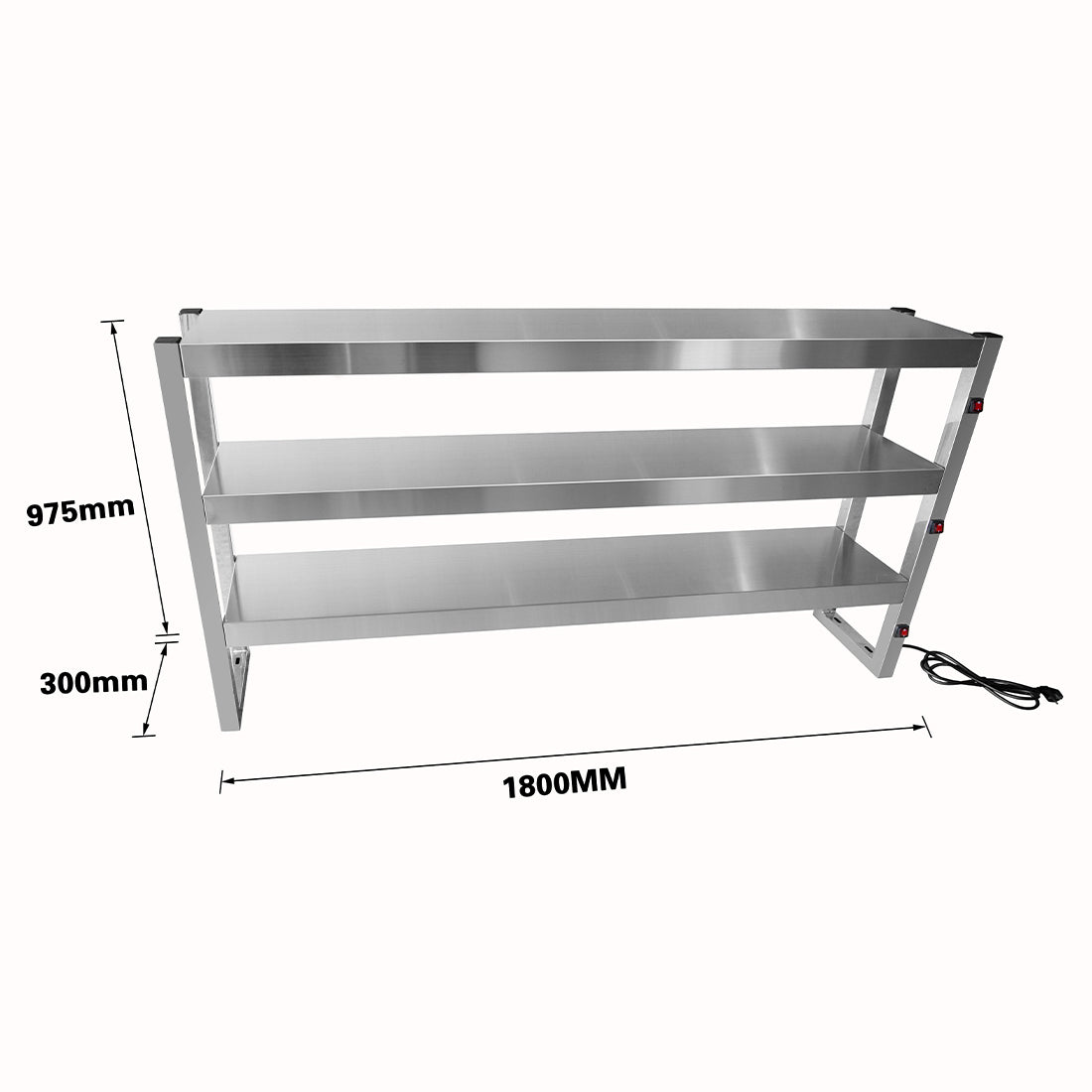 Benchstar Commercial Food Warmer with 15 Lamps – FW15L - 183 - Commercial Kitchen Appliances