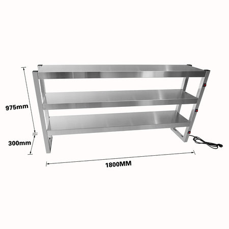 Benchstar Commercial Food Warmer with 15 Lamps – FW15L - 183 - Commercial Kitchen Appliances