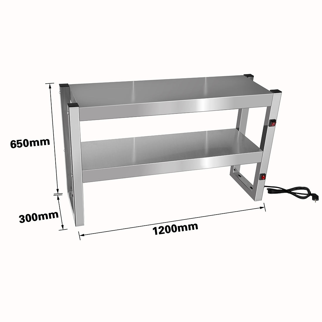 Benchstar Commercial Food Warmer with 6 Lamps – FW6L - 122 - Commercial Kitchen Appliances