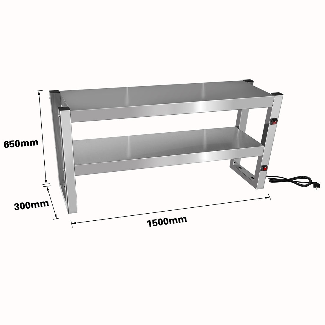 Benchstar Commercial Food Warmer with 8 Lamps – FW8L - 152 - Commercial Kitchen Appliances