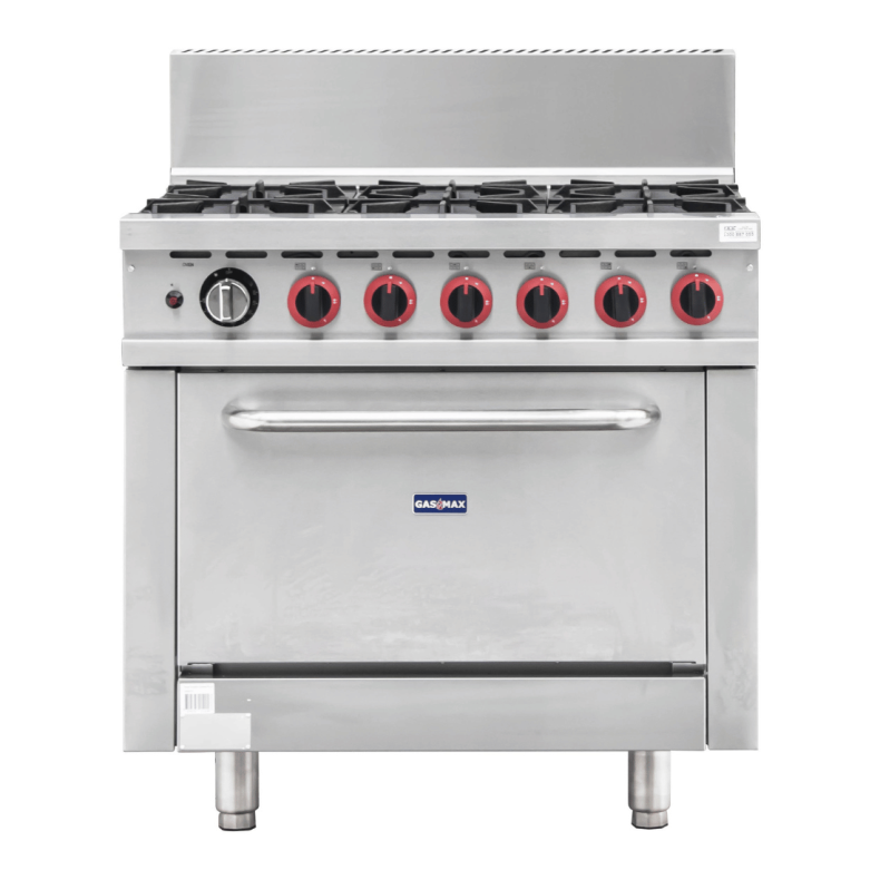 Gasmax 6 Burner With Oven Flame Failure GBS6TS - GBS6TS