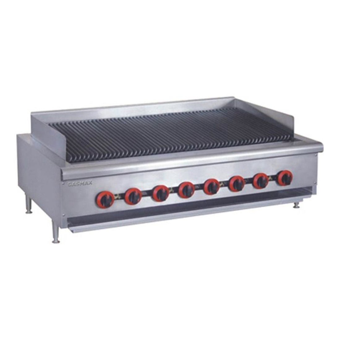 GasMax 8 Burner Char Grill Top QR - 48E - Commercial Kitchen Appliances