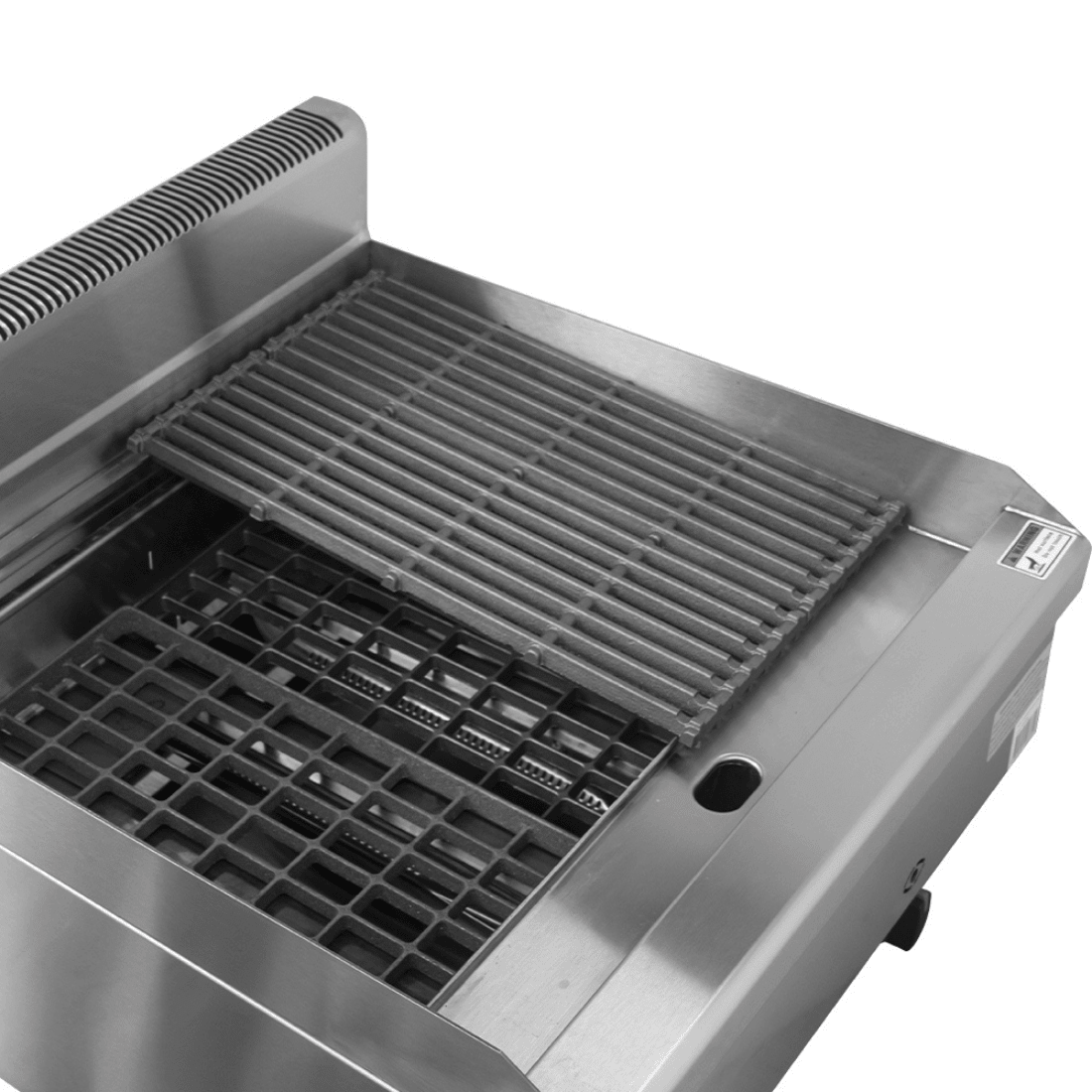 GASMAX Benchtop 2 Burner Chargrill NG 600mm - JUS - TRH60E - Commercial Kitchen Appliances