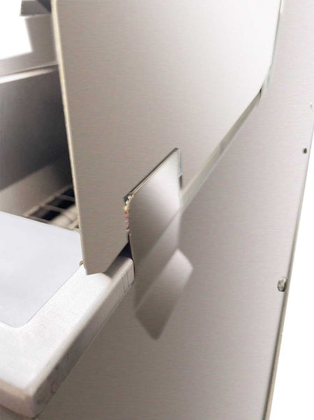 GasMax Deep Fryer Side Splash Guard 520 X 465 USG - 1 - Commercial Kitchen Appliances