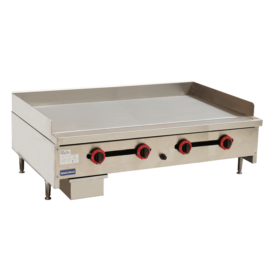 GasMax Four Burner Griddle RGT - 48E - Commercial Kitchen Appliances