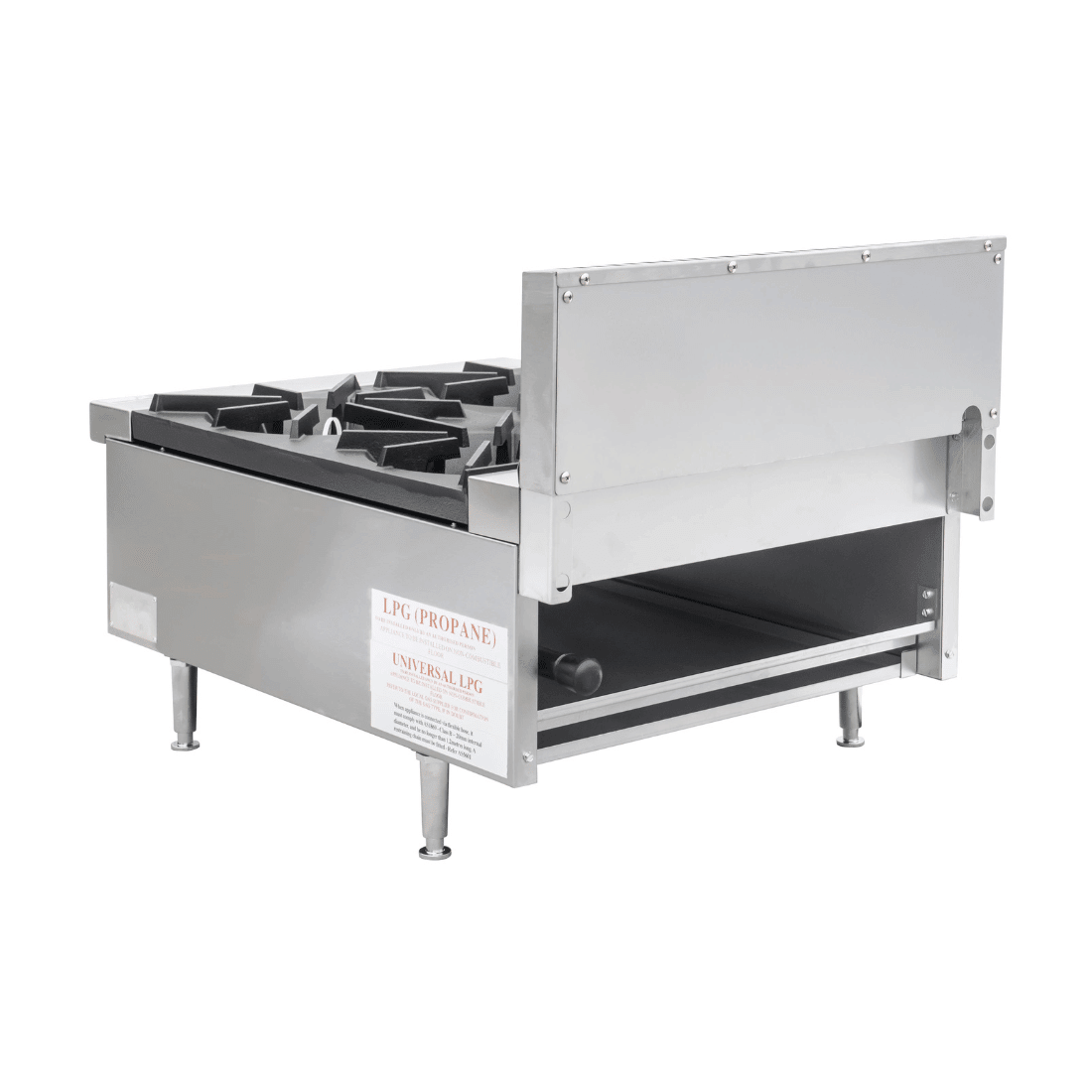 GasMax Gas Cook Top 4 Burner With Flame Failure RB - 4E - Commercial Kitchen Appliances