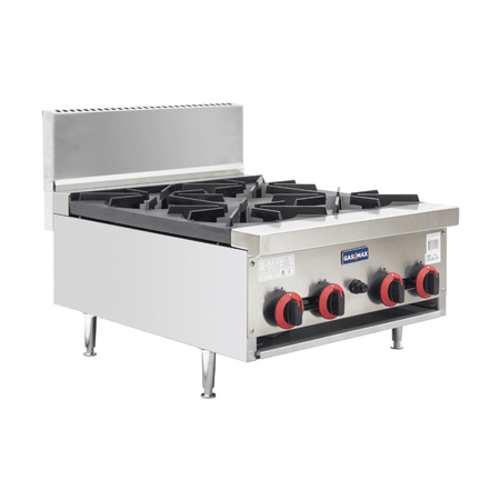 GasMax Gas Cook Top 4 Burner With Flame Failure RB - 4E - Commercial Kitchen Appliances