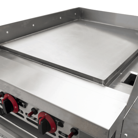 GasMax Gas Griddle And Gas Toaster With Cabinet GGS - 24 - Commercial Kitchen Appliances