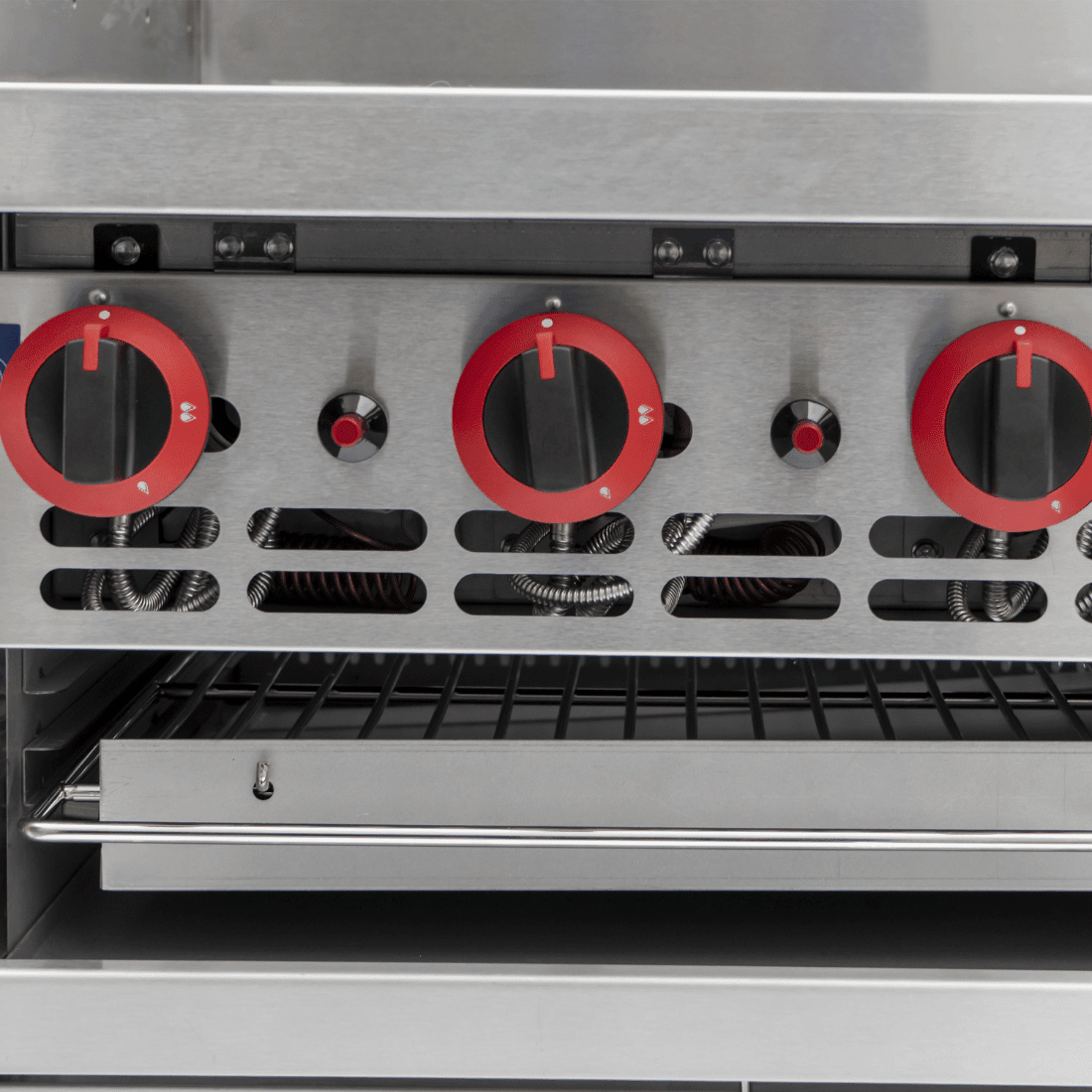 GasMax Gas Griddle And Gas Toaster With Cabinet GGS - 24 - Commercial Kitchen Appliances