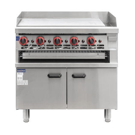 GasMax Gas Griddle And Gas Toaster With Cabinet GGS - 36 - Commercial Kitchen Appliances