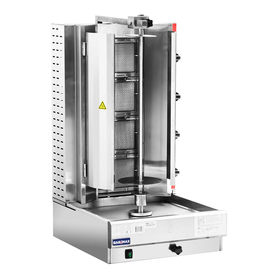 GasMax Semi - automatic 4 Burner NG Kebab Machine KB - 4 - Commercial Kitchen Appliances