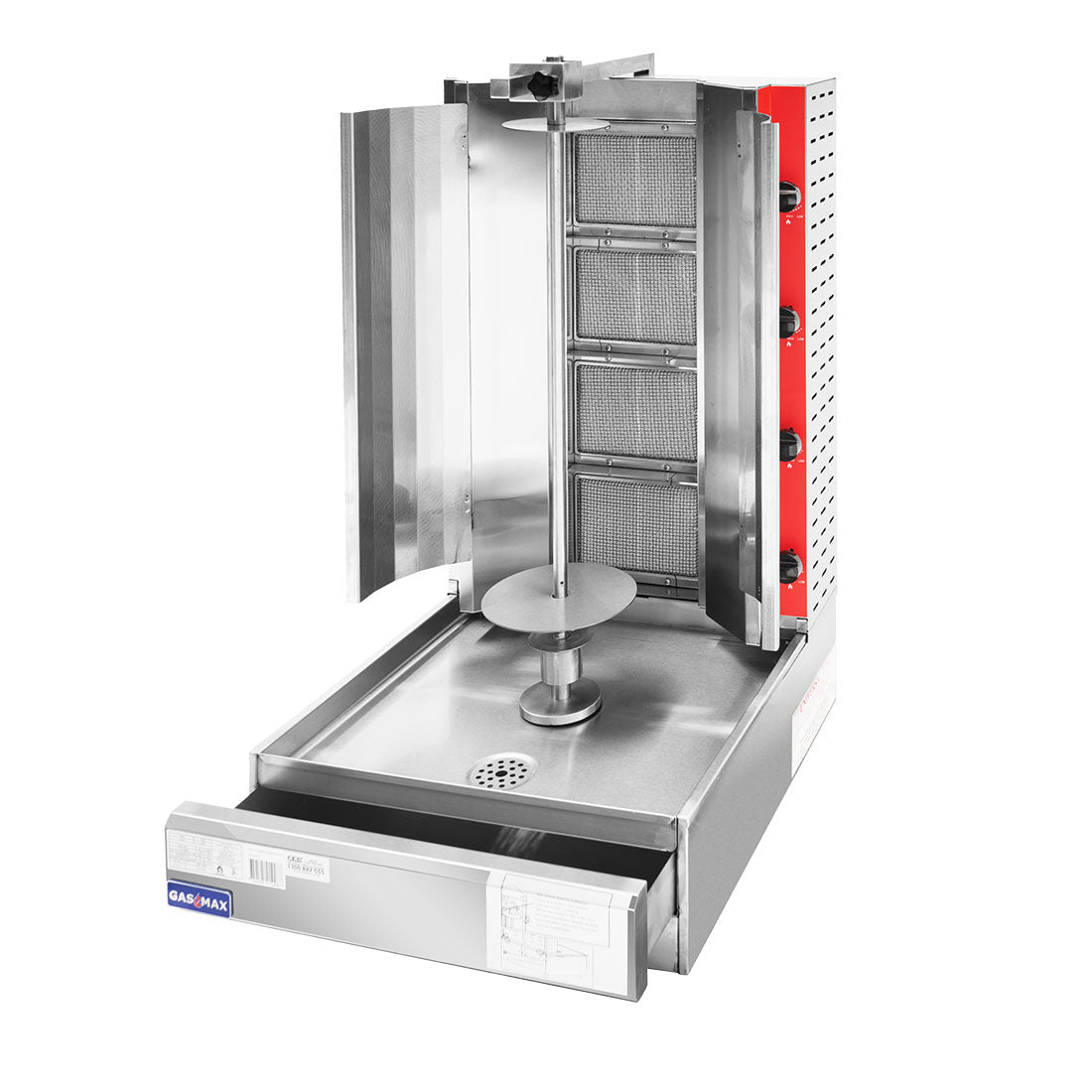 GasMax Semi - automatic 4 Burner NG Kebab Machine KB - 4 - Commercial Kitchen Appliances