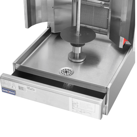 GasMax KB-5 — full unit in commercial kebab shop context