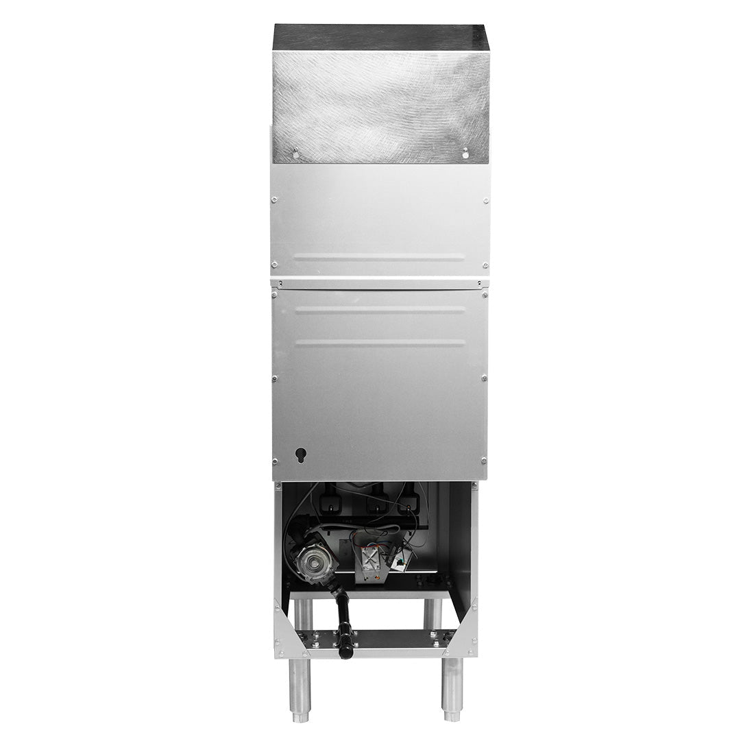 GasMax RC300E — front-service access panel open