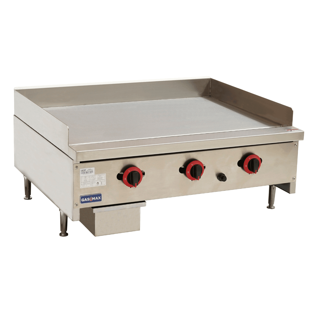 GasMax Three Burner Griddle RGT - 36E - Commercial Kitchen Appliances