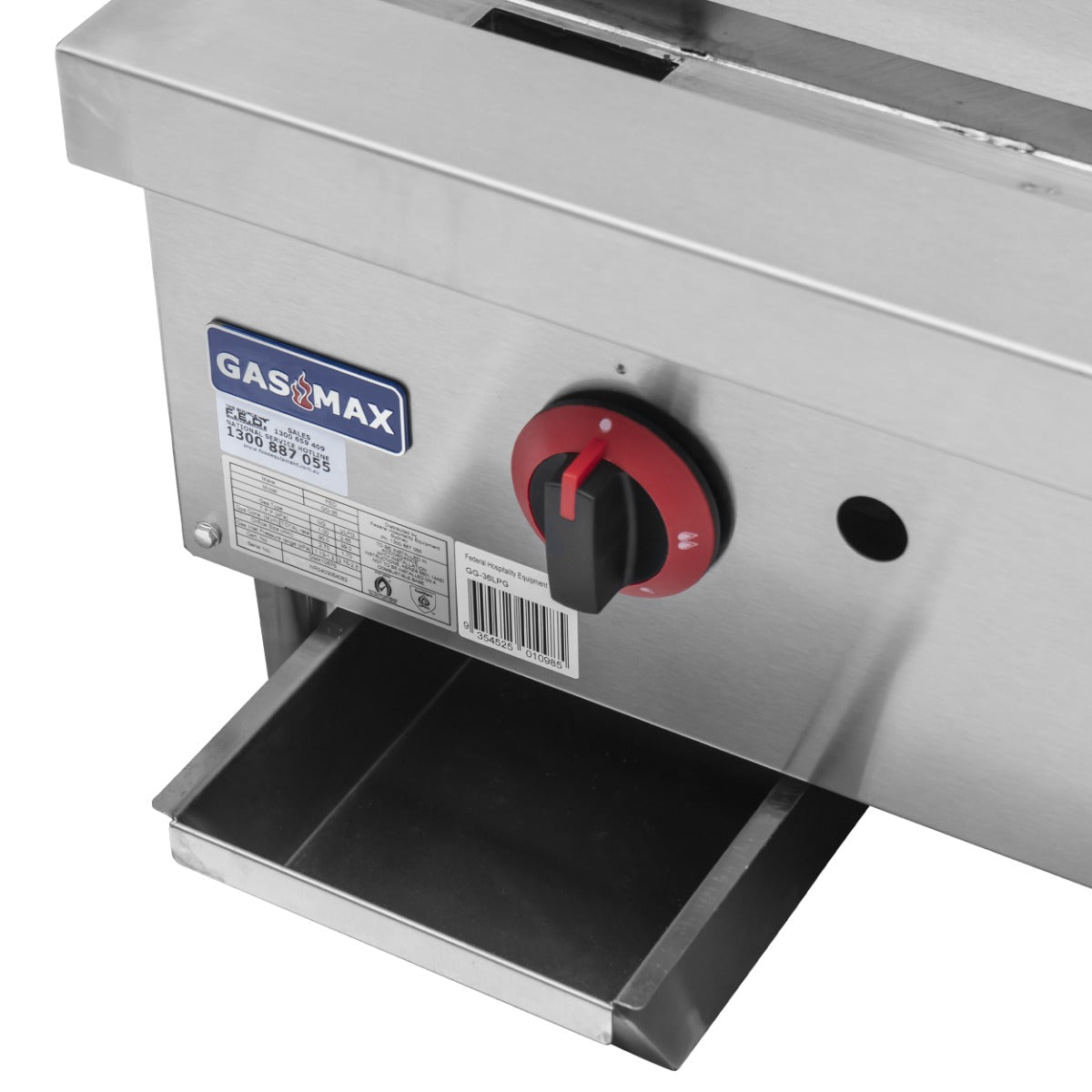 GasMax Three Burner Ng Griddle Top GG - 36 - Commercial Kitchen Appliances