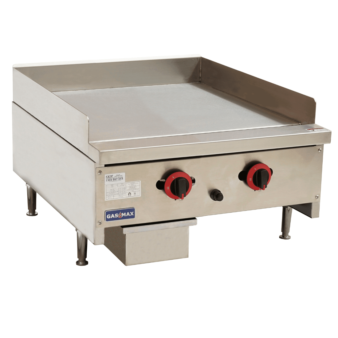 GasMax Two Burner Griddle RGT - 24E - Commercial Kitchen Appliances