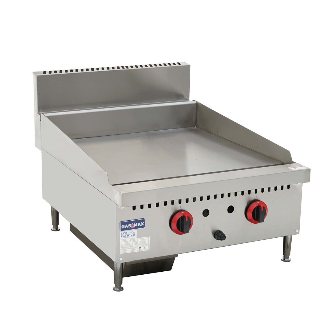 GasMax GG-24 2-burner NG griddle — front view