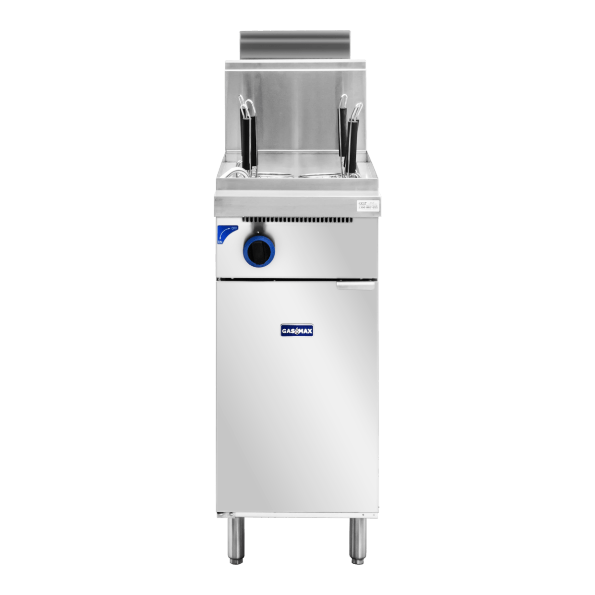GasMax V Pan 6 Baskets Pasta And Noodle Cooker PC150 - 6 - Commercial Kitchen Appliances