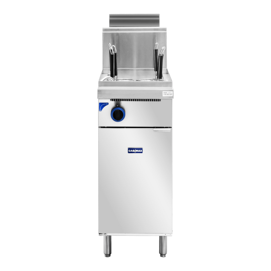 GasMax V Pan 6 Baskets Pasta And Noodle Cooker PC150 - 6 - Commercial Kitchen Appliances