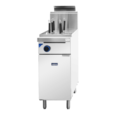 GasMax V Pan 6 Baskets Pasta And Noodle Cooker PC150 - 6 - Commercial Kitchen Appliances