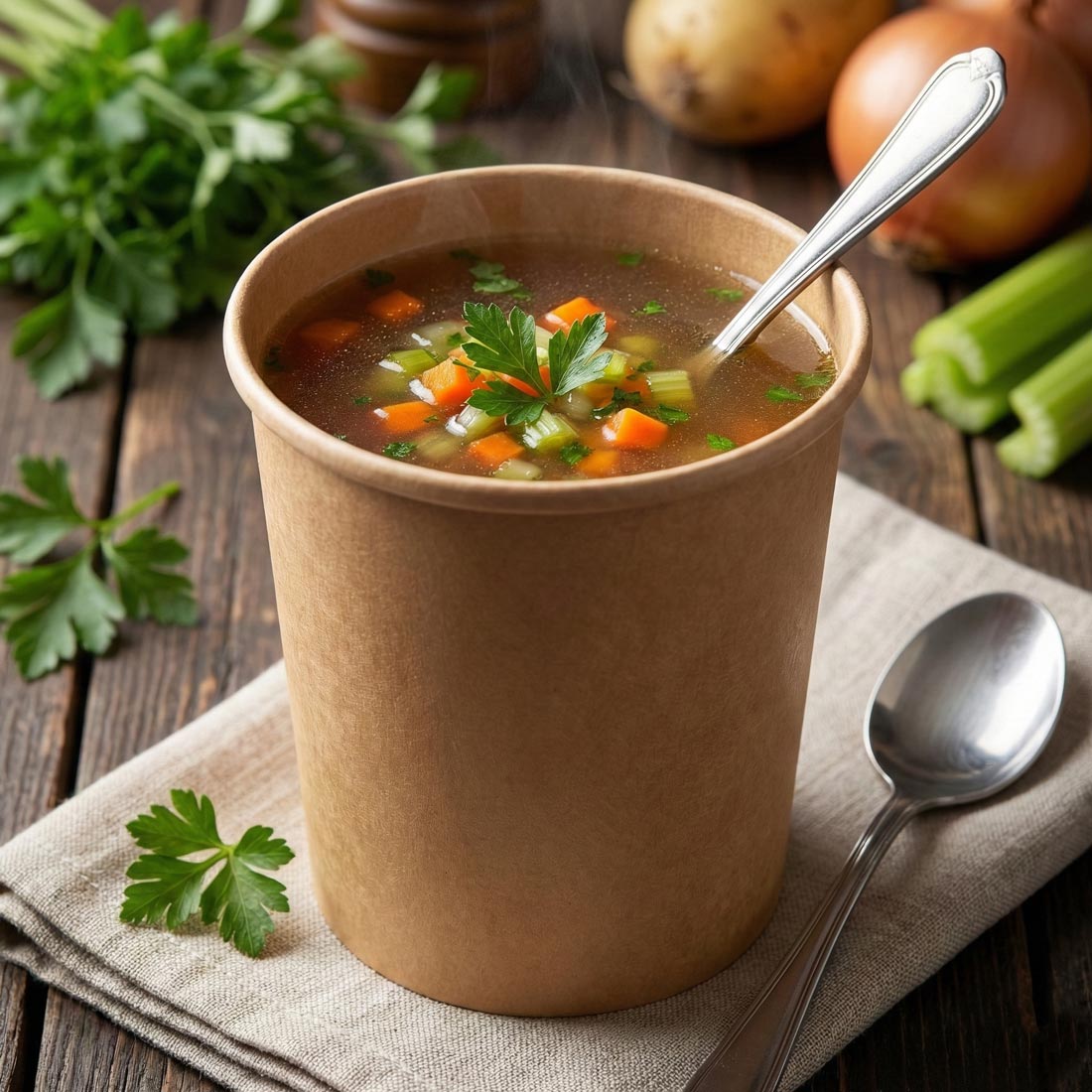 PakMax kraft paper deli container