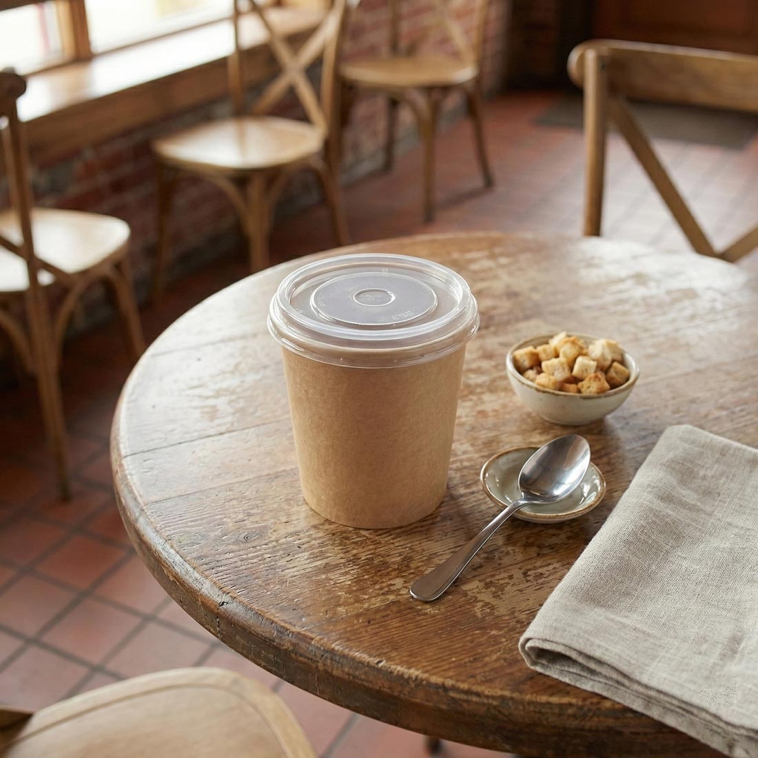 PakMax clear PP deli container lid