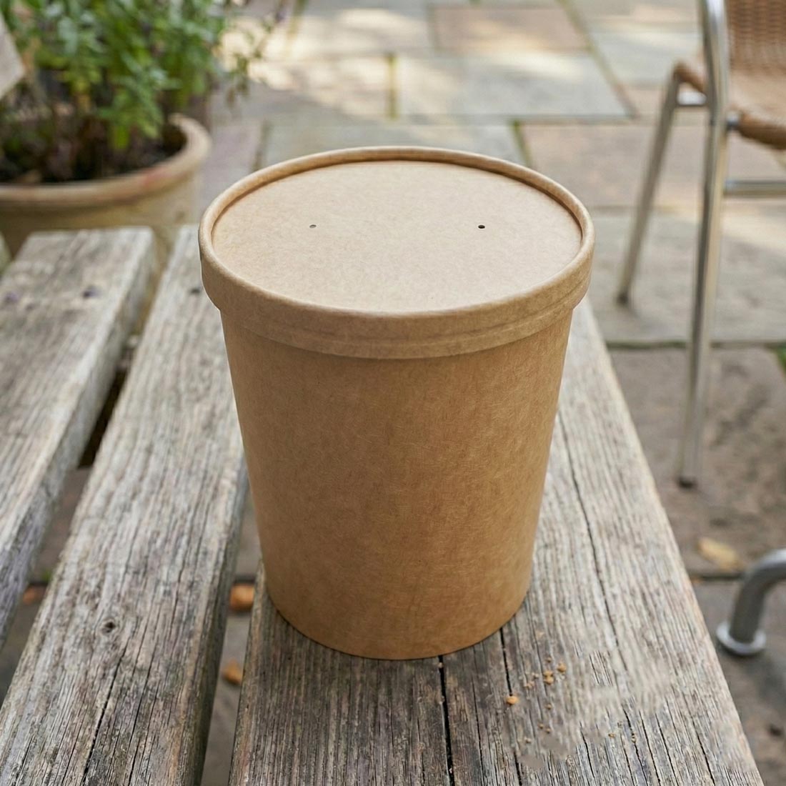 PakMax kraft paper deli container lid
